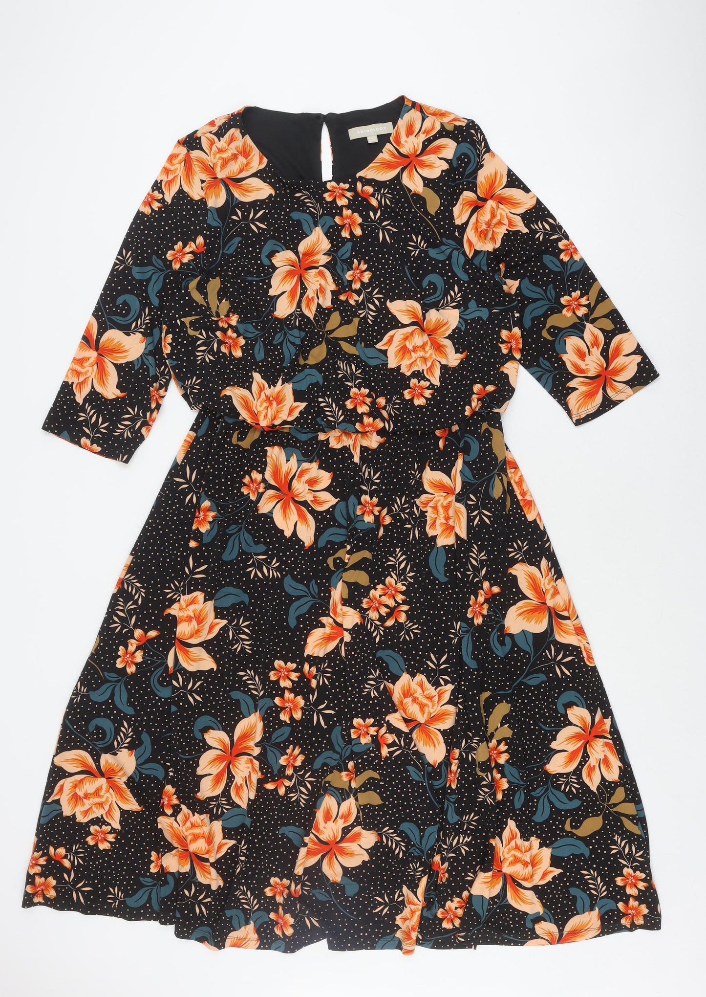 Anthology Women’s Multicoloured Floral Dress Size 18