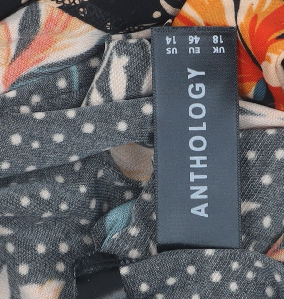 Anthology Women’s Multicoloured Floral Dress Size 18