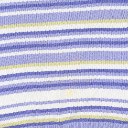 EWM Women's Multicoloured Stripe Pullover Jumper L