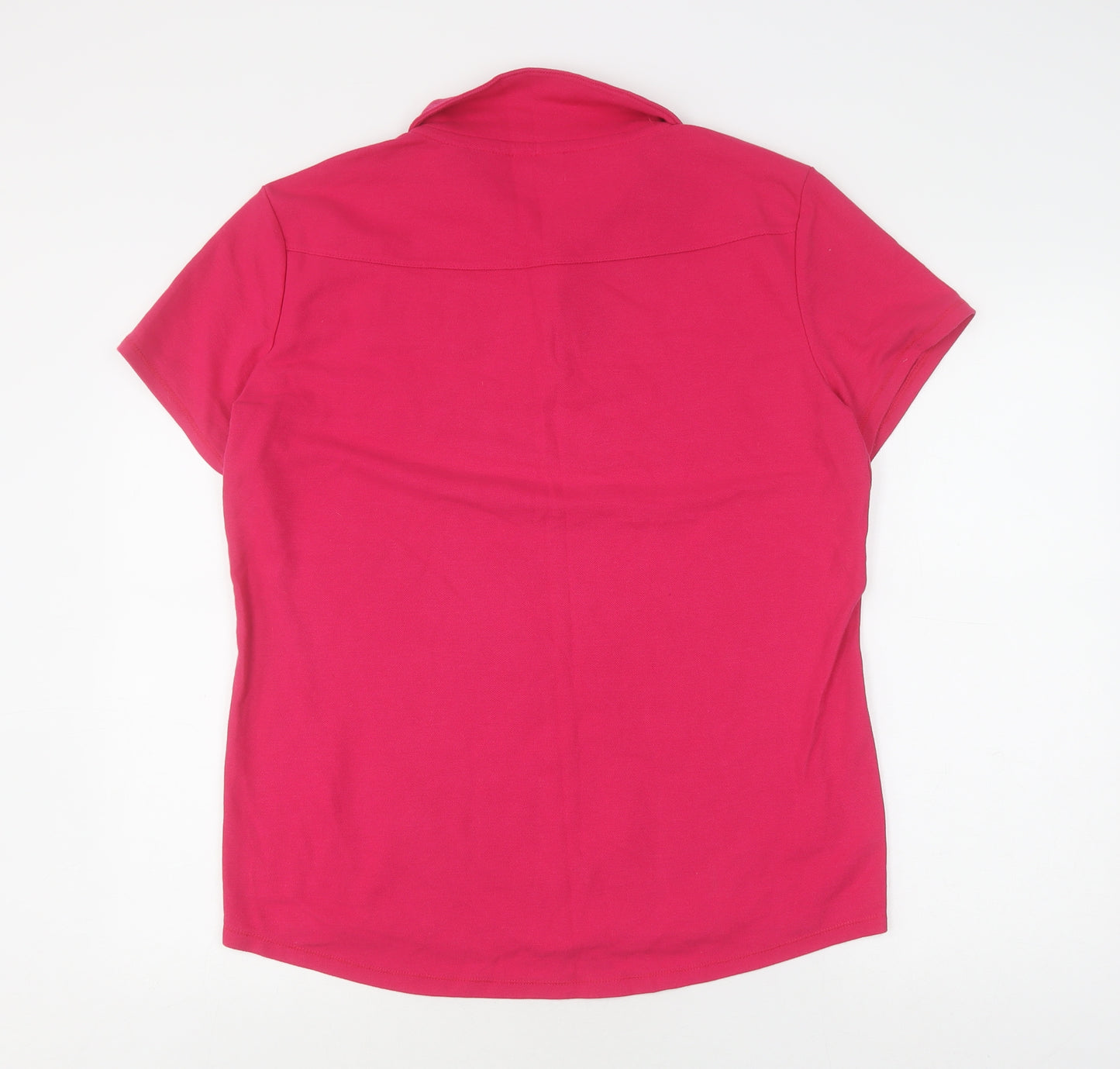 LA Gear Women’s Pink Polo Shirt Short Sleeve