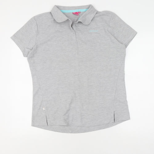 LA Gear Women's Grey Polo Short Sleeve Size 20