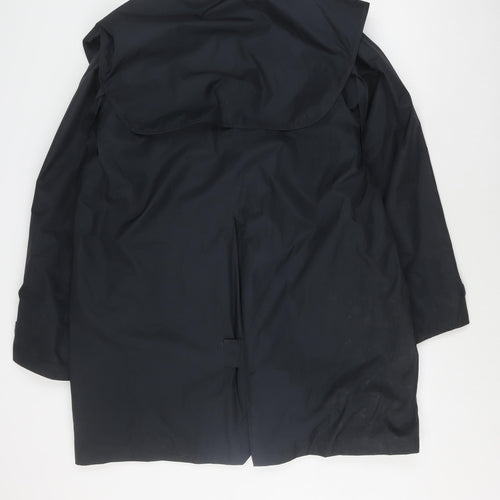 Tayberry Women's Blue L Coat, Polyester, Zip Closure