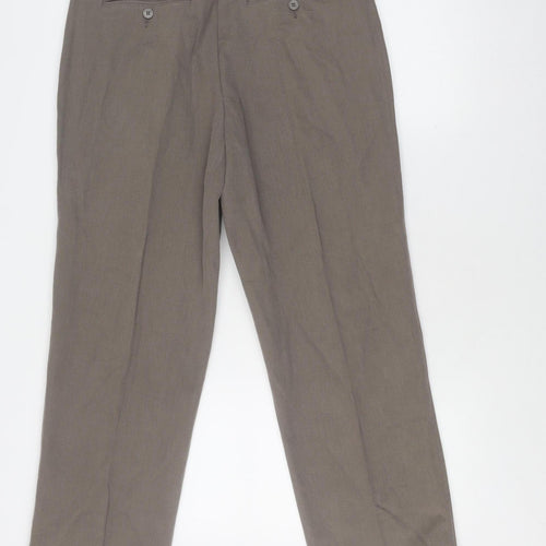 Marks and Spencer Men's Taupe Trousers - Size M