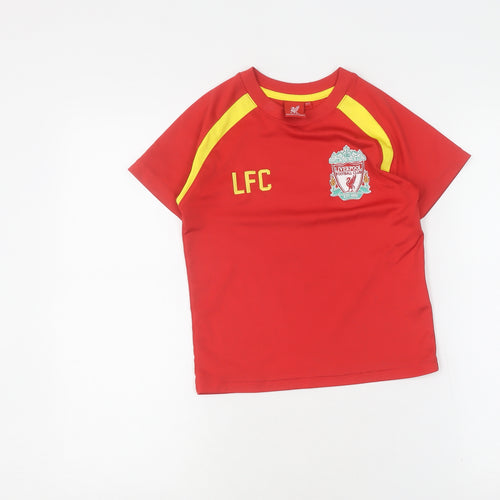 LFC Boys Red Football Jersey 6-7 Years Short Sleeve