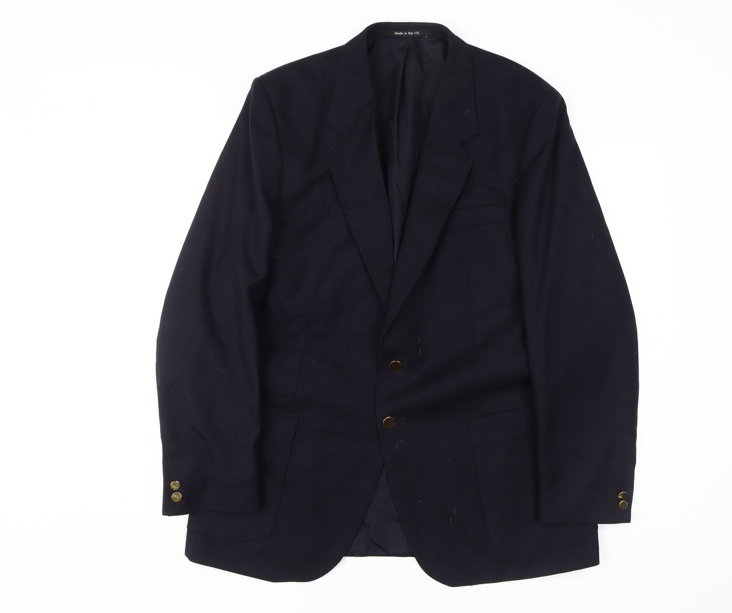 St Michael Men's Black Blazer, Size 42R, Two-Button