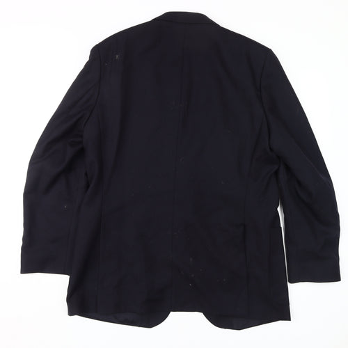 St Michael Men's Black Blazer, Size 42R, Two-Button