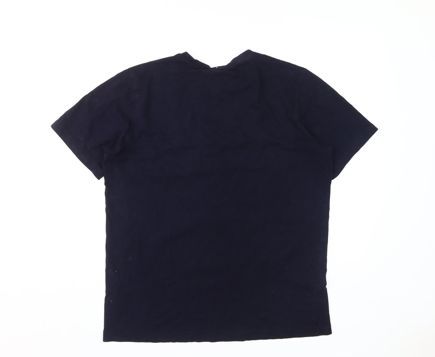 NICCE Men's Blue Logo T-Shirt M, Crew Neck, Cotton, Casual