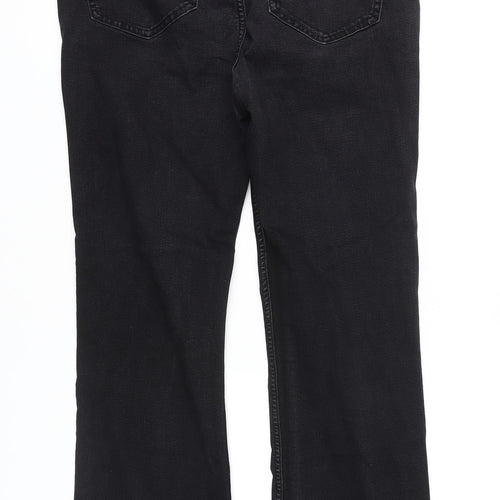 Marks and Spencer Women's Black Straight Jeans Size 16