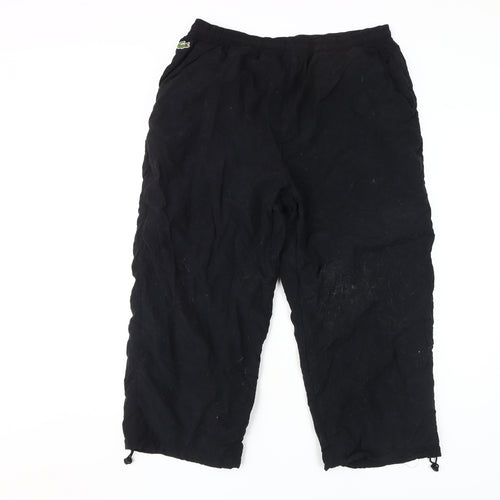 Lacoste Unisex Black Joggers Size 10