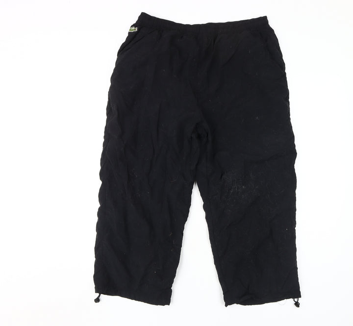 Lacoste Unisex Black Joggers Size 10