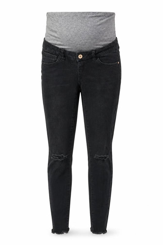 Front view of Blooming Marvellous Women’s Black Slim Maternity Jeggings, size UK 8