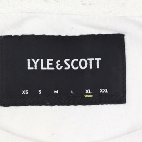 Lyle & Scott Men's White XL Short Sleeve T-Shirt