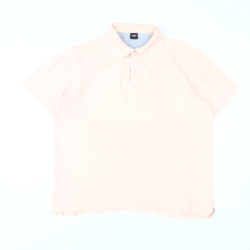 Cotton Traders Men's Pink Polo Shirt L