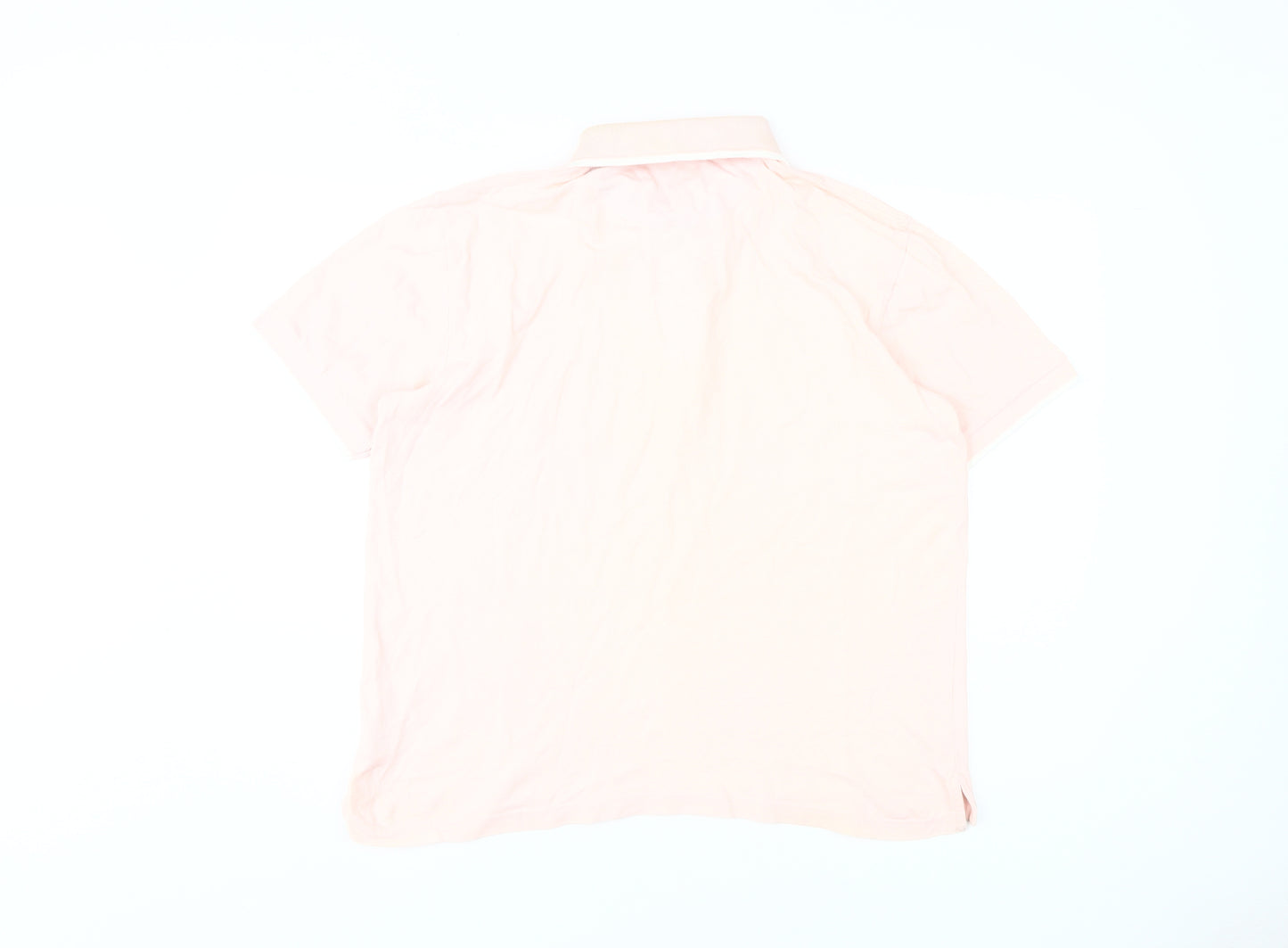 Cotton Traders Men's Pink Polo Shirt L