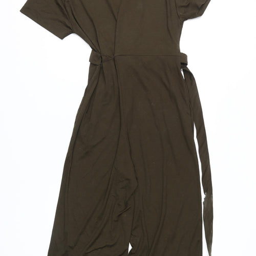 Zara Women’s Green Belted Jumpsuit, Size L