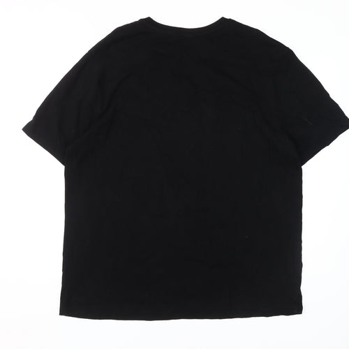 Marvel Men's Black 2XL Iron Man T-Shirt, Crew Neck, Short Sleeve