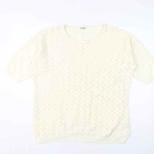 Damart Women's Ivory Pullover Jumper Size L