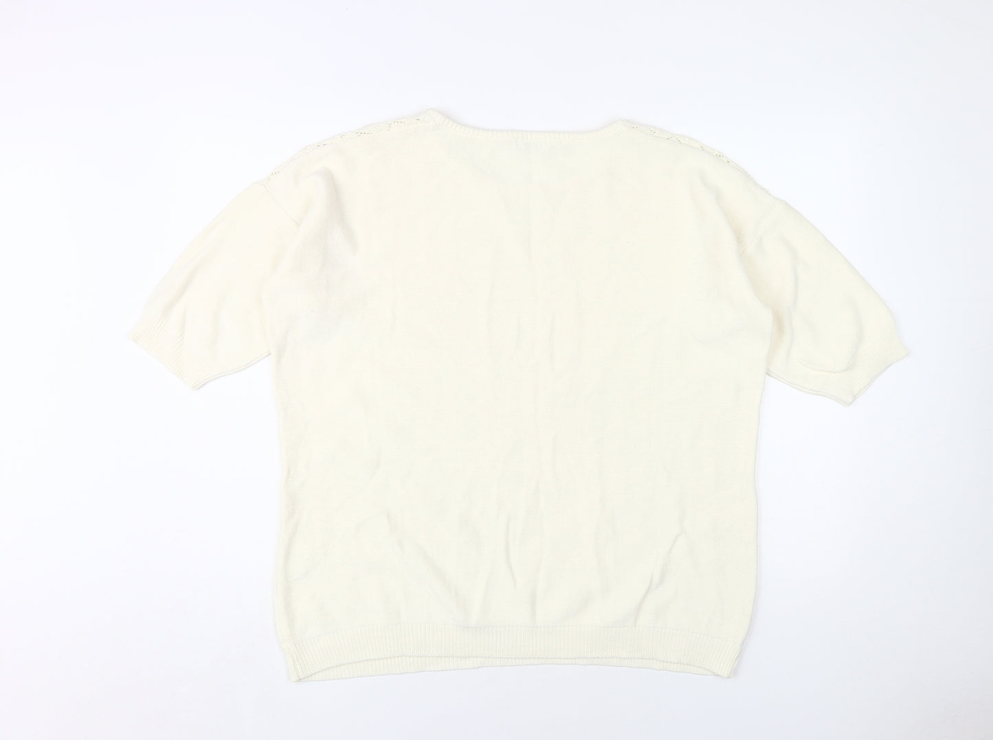 Damart Women's Ivory Pullover Jumper Size L