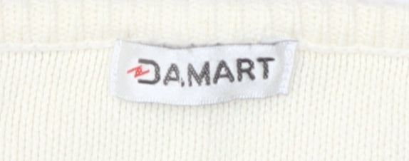 Damart Women's Ivory Pullover Jumper Size L