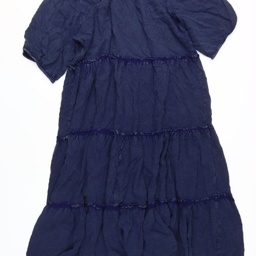 Yours Women's Blue Shirt Dress Plus Size 20
