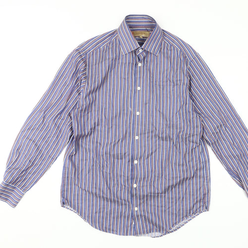 Marks and Spencer Men's Small Striped Dress Shirt