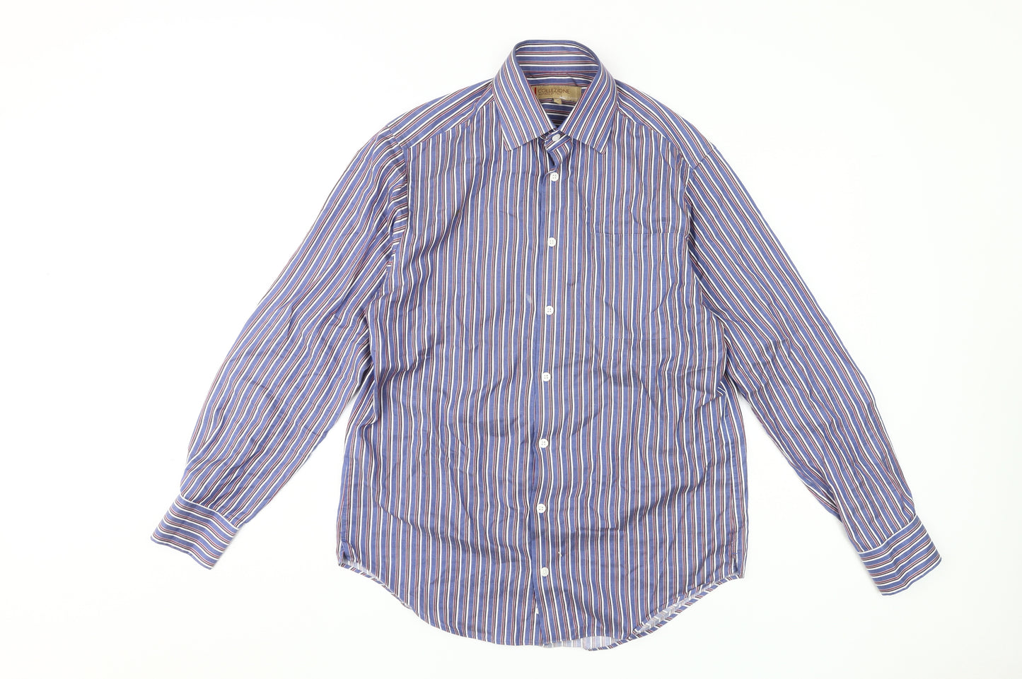 Marks and Spencer Men's Small Striped Dress Shirt