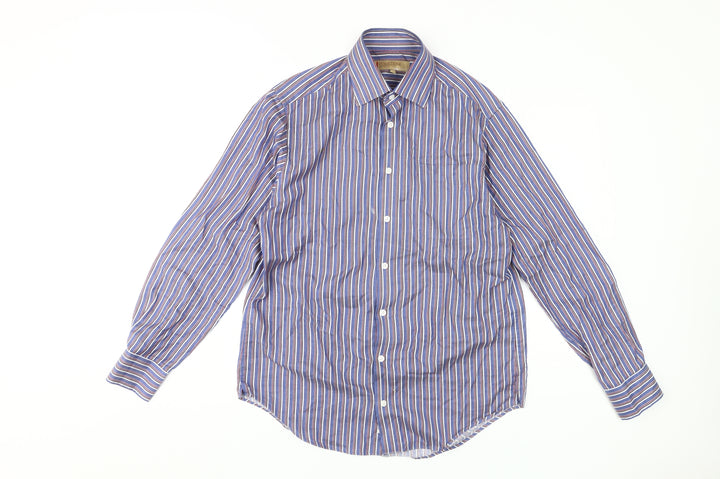 Marks and Spencer Men's Small Striped Dress Shirt