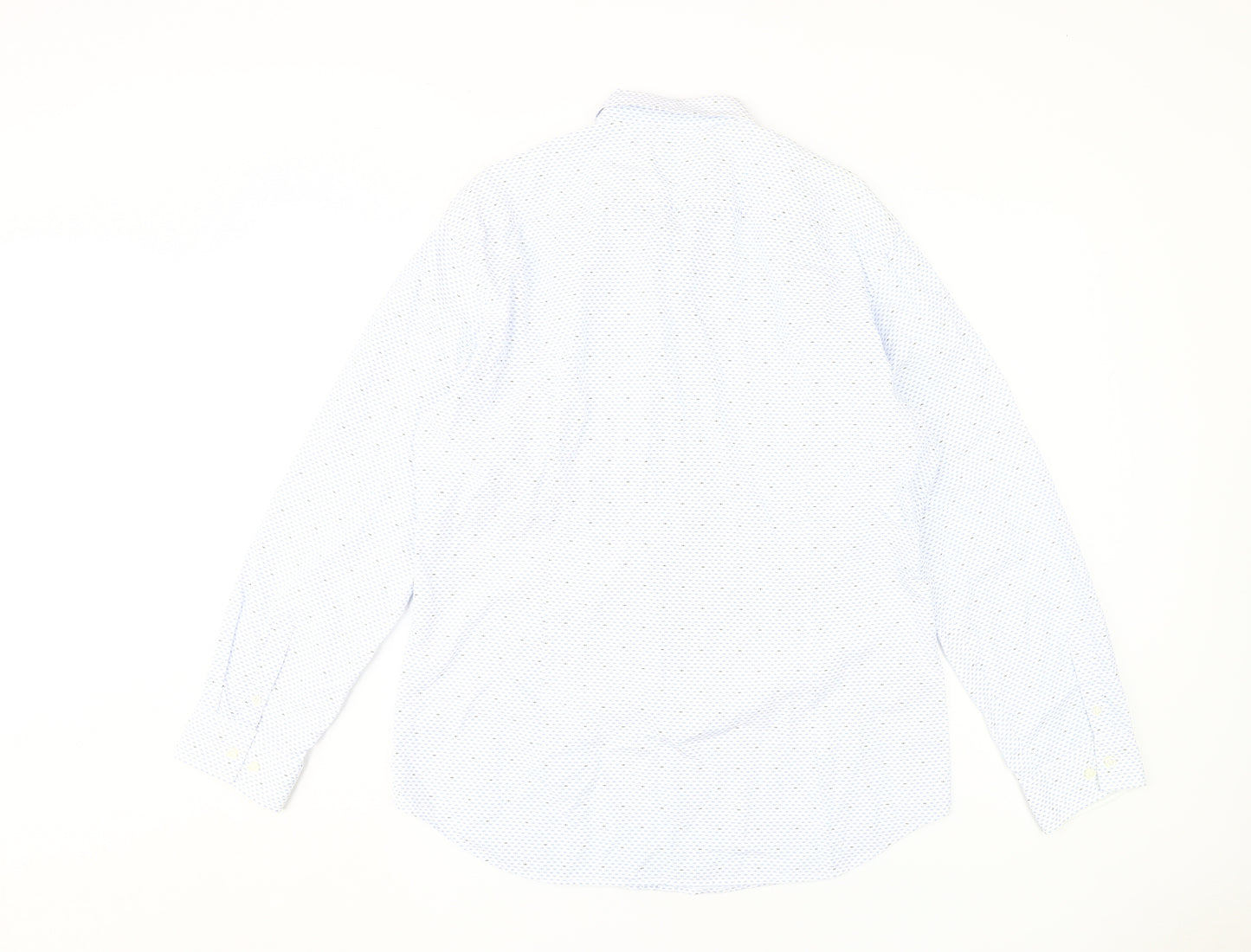 BOSS Men's Blue XL Slim Fit Dress Shirt