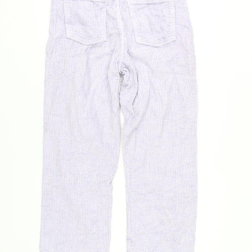 Zara Women’s Ivory Straight Trousers, Size 12