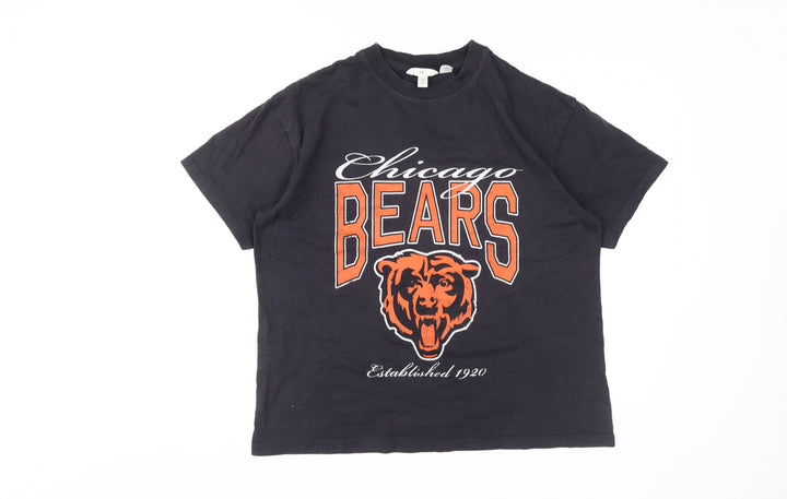 H&M Unisex Chicago Bears Black T-Shirt Size M
