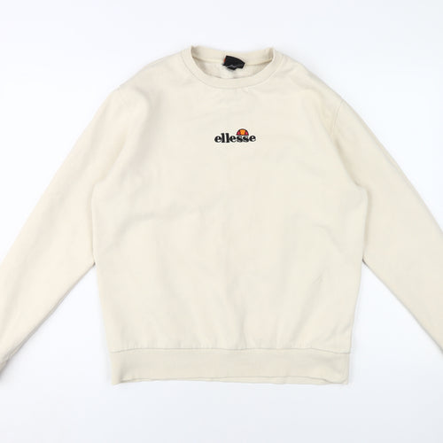Ellesse Women’s Ivory Pullover Sweatshirt Size 10
