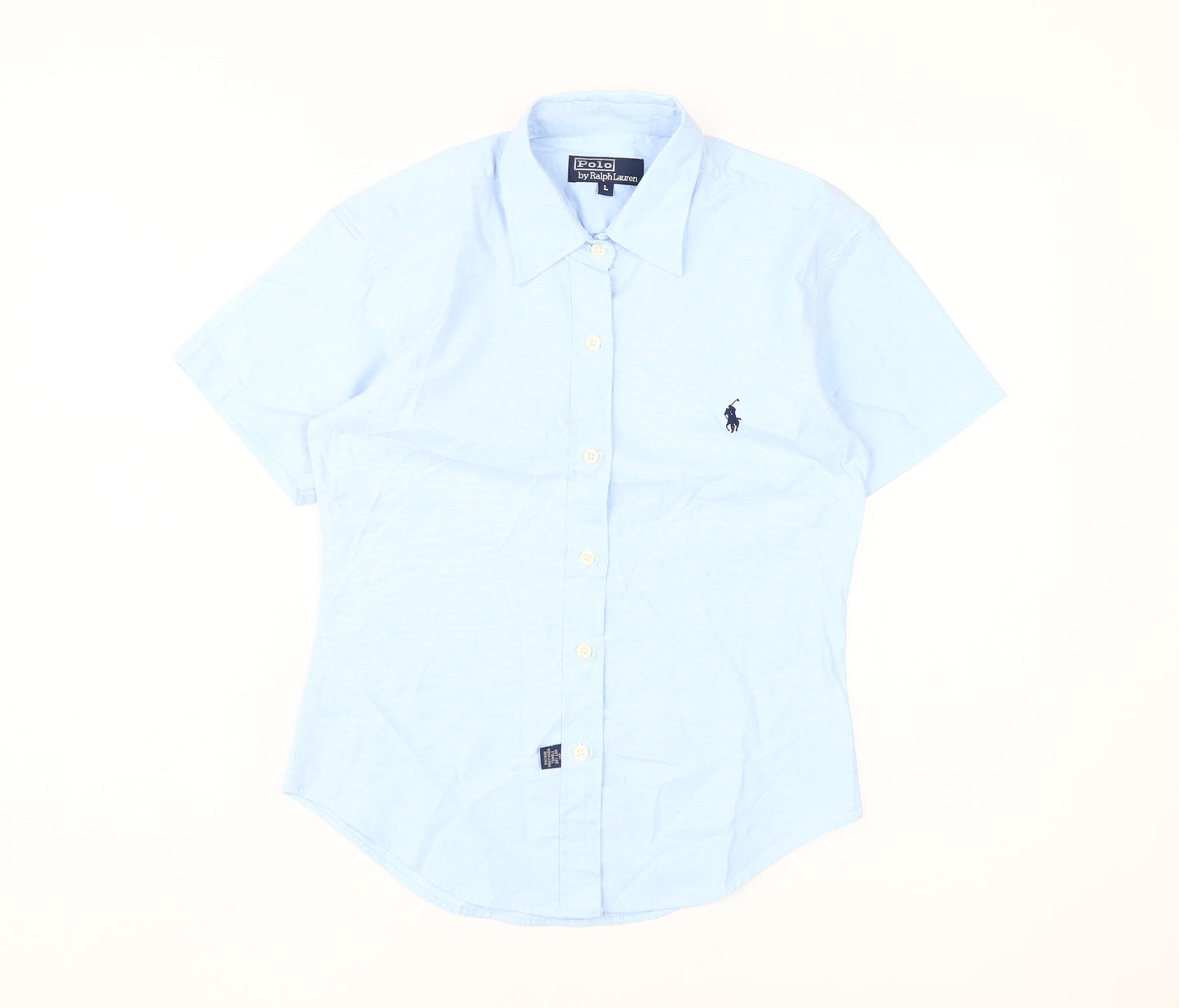 Polo Ralph Lauren Boys Blue Button-Up Shirt Size L