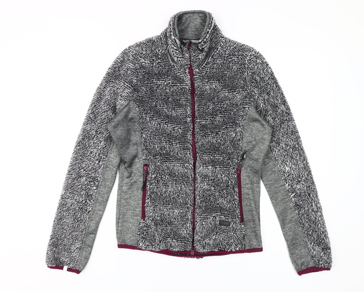 Trespass Women's Grey Fleece Jacket XS Casual