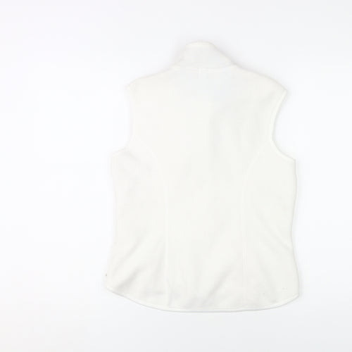Gap Women's White Fleece Waistcoat XS Casual