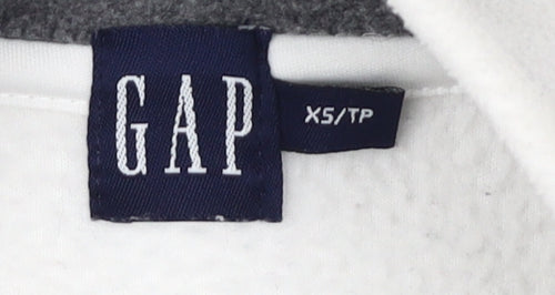 Gap Women's White Fleece Waistcoat XS Casual