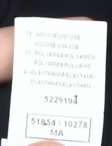 Damart Women's Black Skirt Size 18