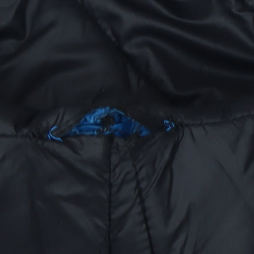 Jack & Jones Men's Black Puffer Jacket L Hooded