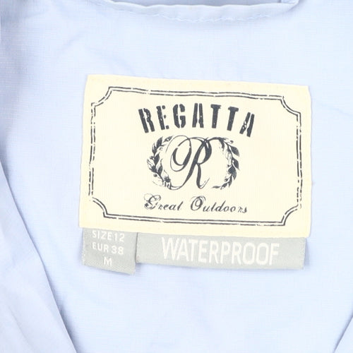 Regatta Women's Blue Waterproof Jacket Size 12