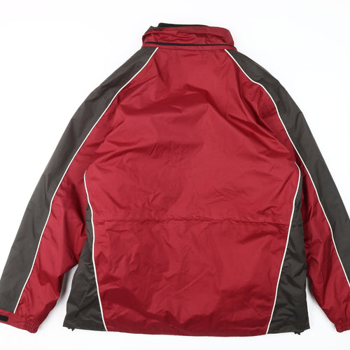 Snowdonia Men's Red Puffer Jacket, Size L - Winter Wear