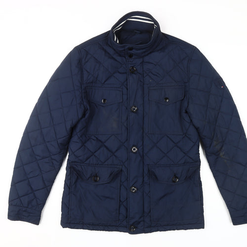 Tommy Hilfiger Blue Quilted Jacket S Unisex