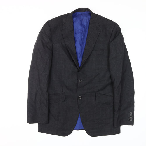 Marks and Spencer Men's Grey Wool Blazer 38R