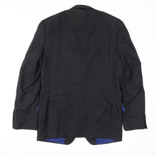Marks and Spencer Men's Grey Wool Blazer 38R
