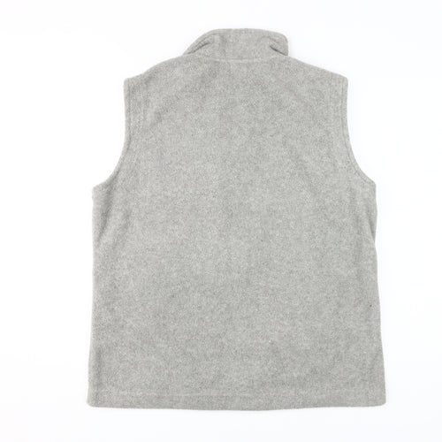 Damart Women's Grey Embroidered Waistcoat Size 18/20