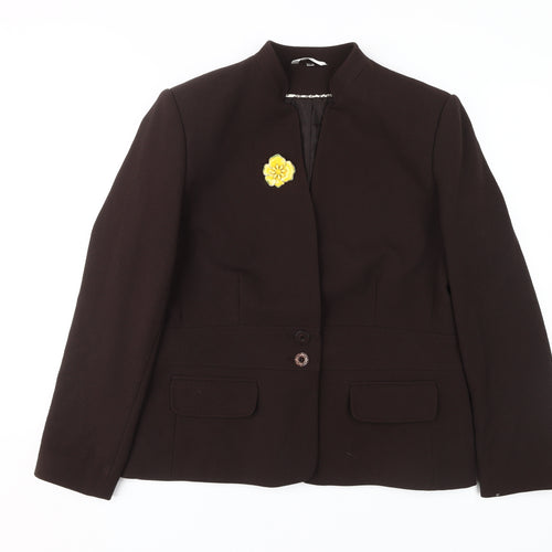 Klass Collection Women's Brown Blazer Size 16 - Elegant & Versatile