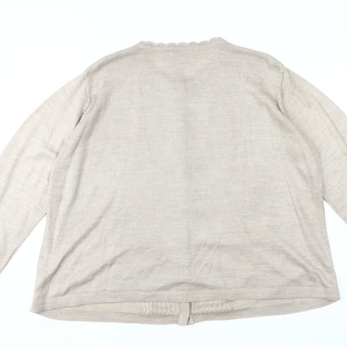 Honor Millburn Women's Beige XL Cardigan