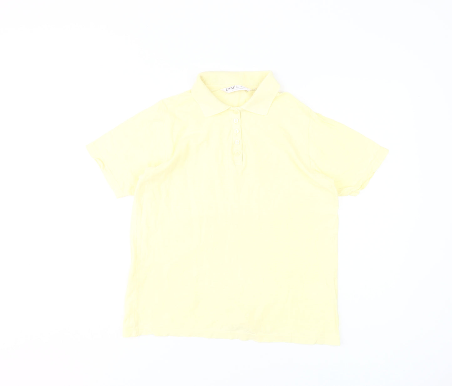 EWM Pure Classics Women's Yellow Polo Shirt M