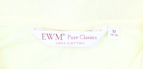 EWM Pure Classics Women's Yellow Polo Shirt M