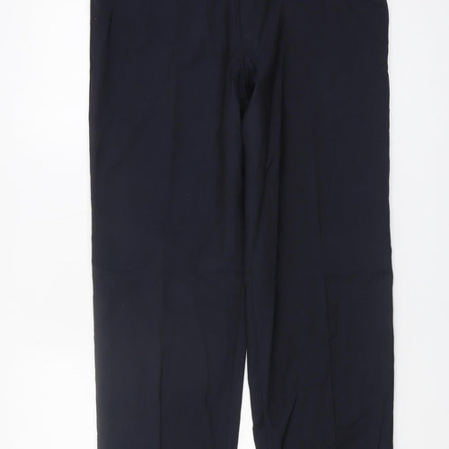 Tommy Hilfiger Men's Black Trousers, L Size, Formal