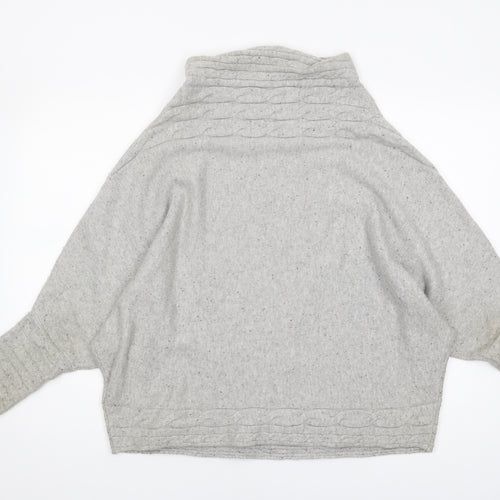 Phase Eight Women's Grey Roll Neck Pullover Jumper S