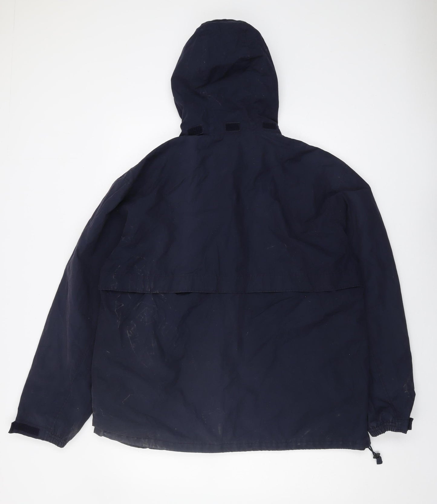 GAP Men's Blue Hooded Rain Coat Jacket L